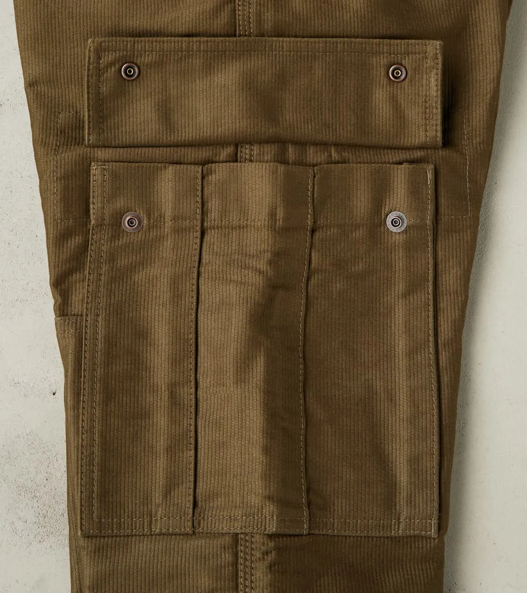 502DR-ODG Serviceman - Classic Tapered Cargo - 12oz Olive Drab Green Military Whipcord