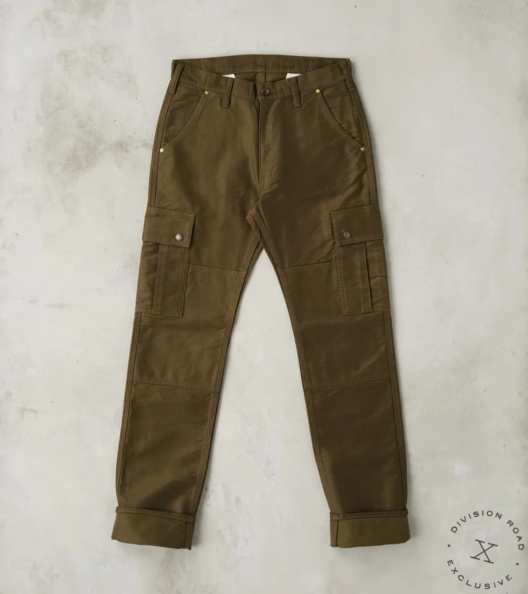 502DR-ODG Serviceman - Classic Tapered Cargo - 12oz Olive Drab Green Military Whipcord