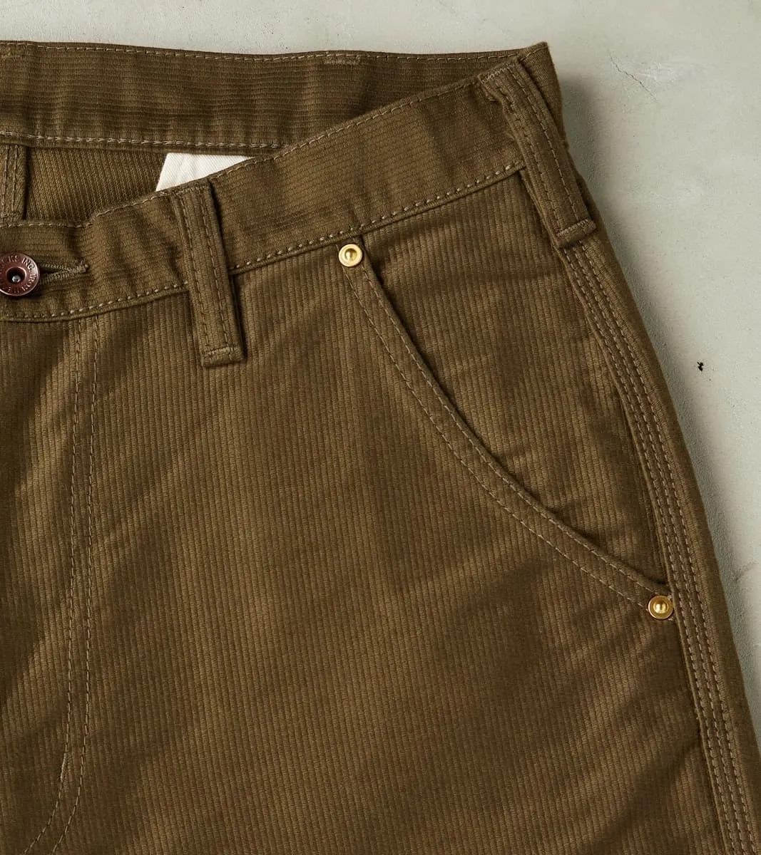 502DR-ODG Serviceman - Classic Tapered Cargo - 12oz Olive Drab Green Military Whipcord