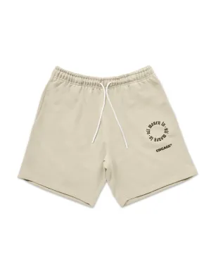 All Money In Track Shorts (Tan)