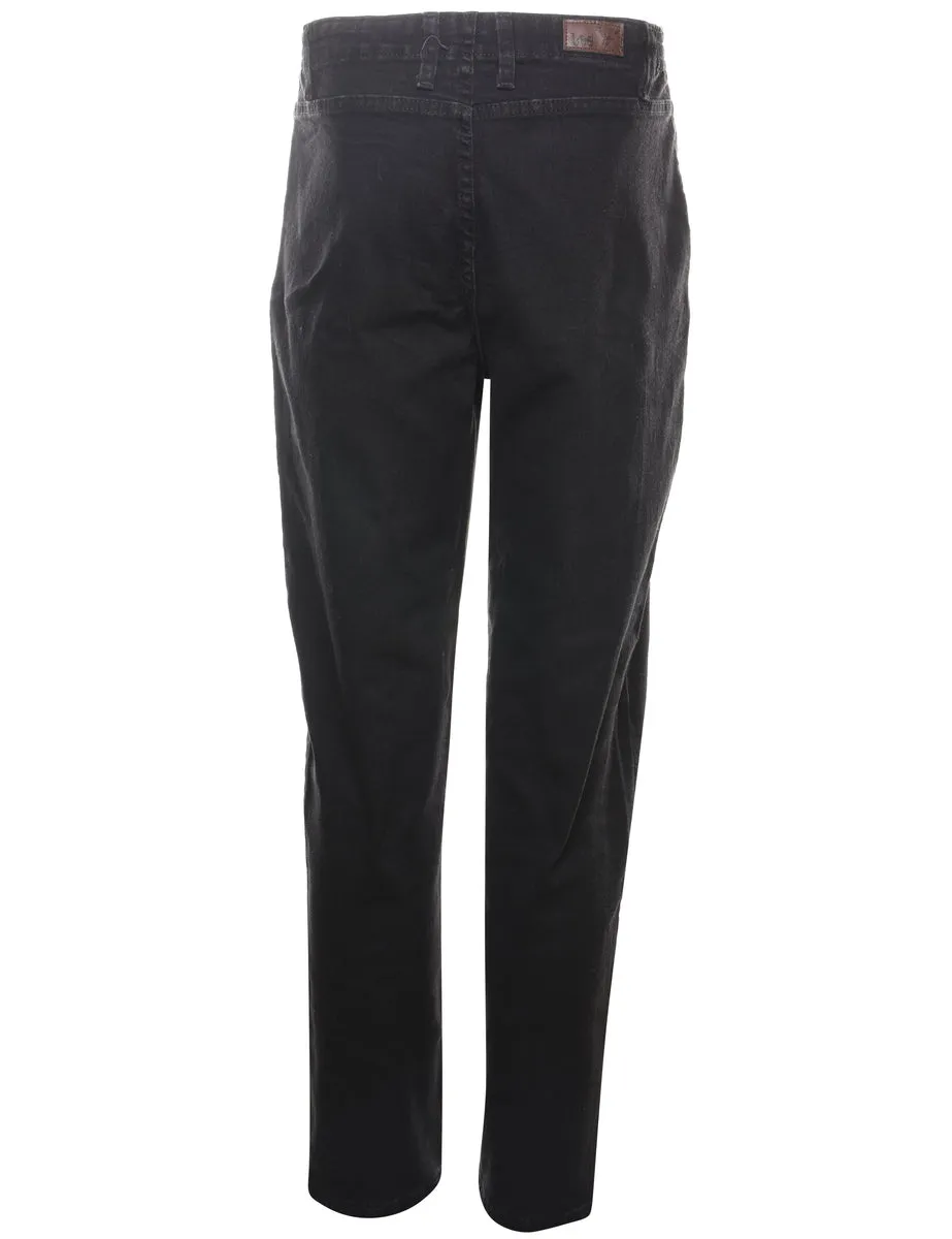 Black Denim Trousers - W30 L31