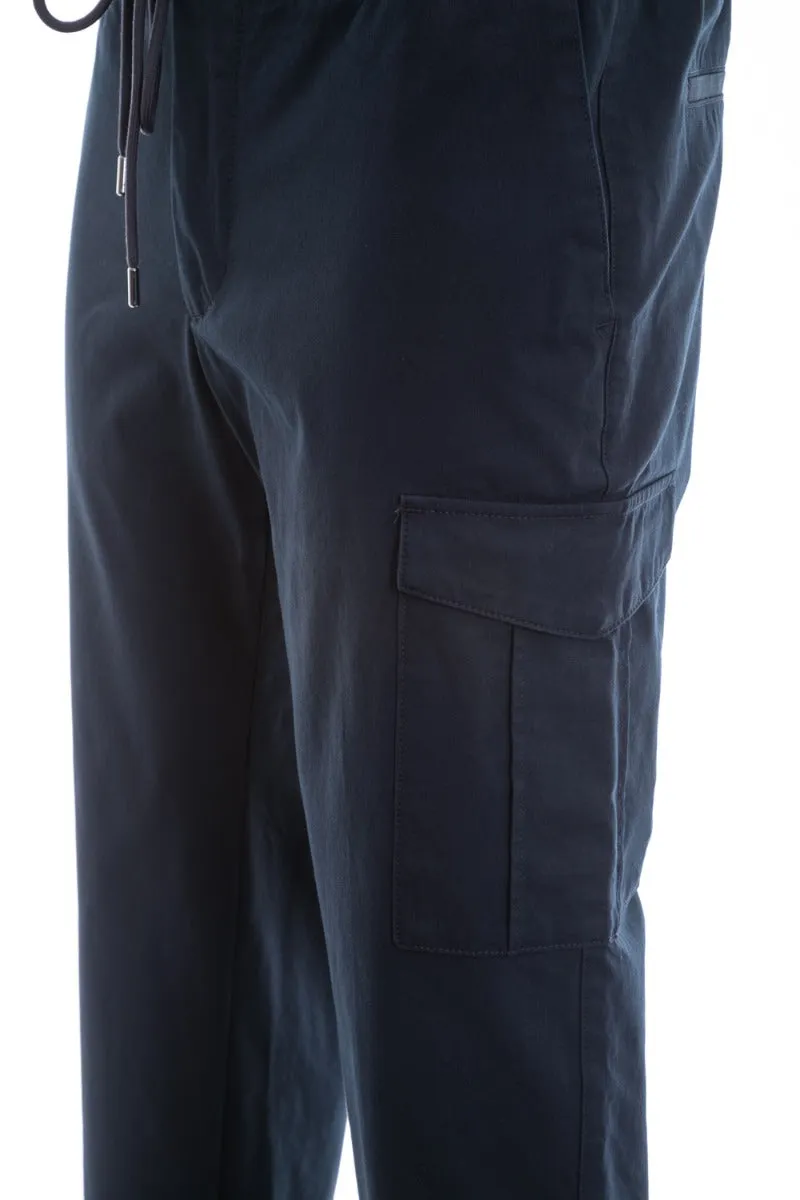 BOSS Bank1-SPW-Cargo2 Trouser in Dark Blue