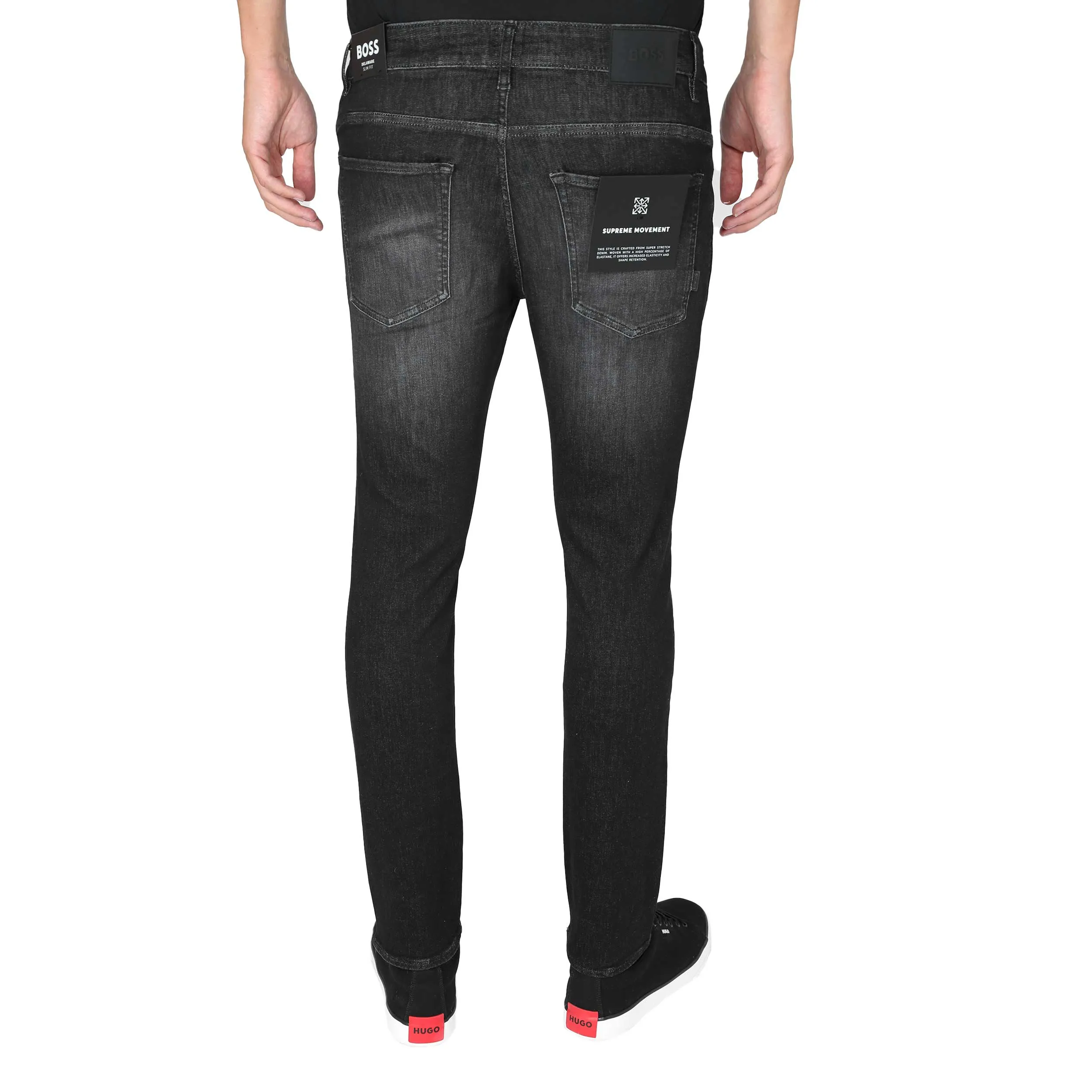 BOSS Black Delaware 3 1 200 Jean in Charcoal