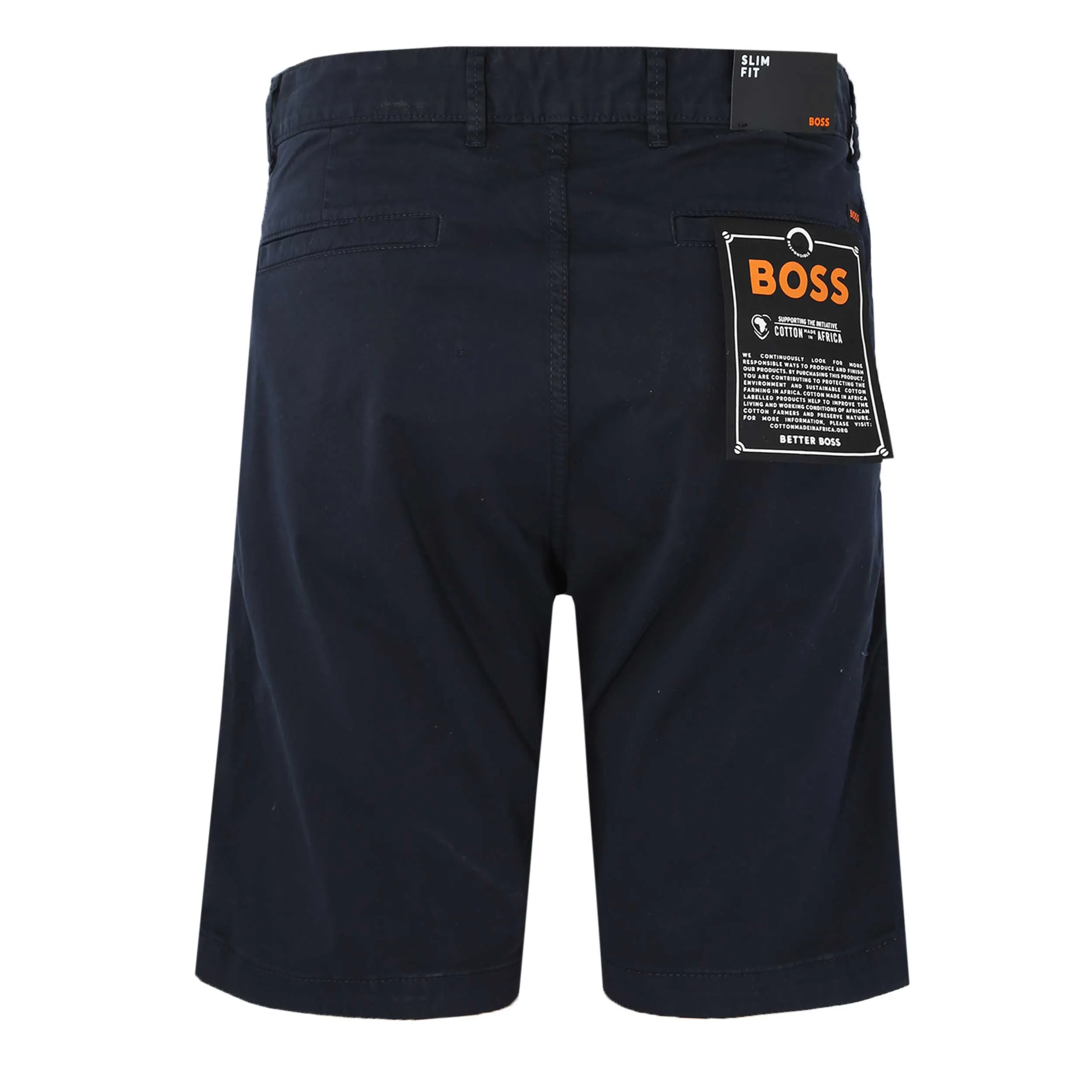 BOSS Chino Slim Shorts in Navy