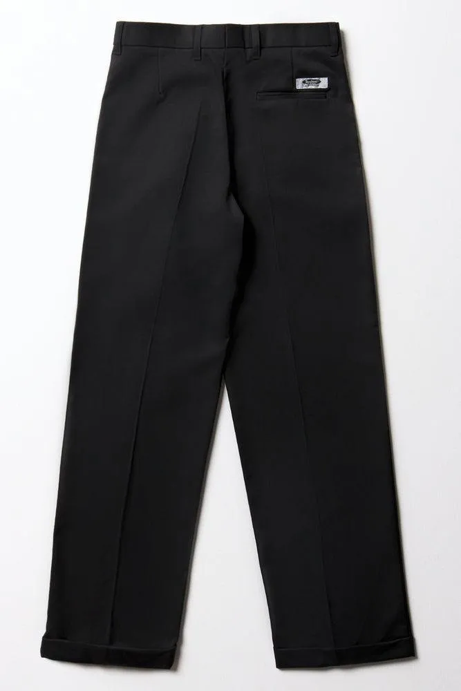 Boys Turn Up Trousers Black Toughees