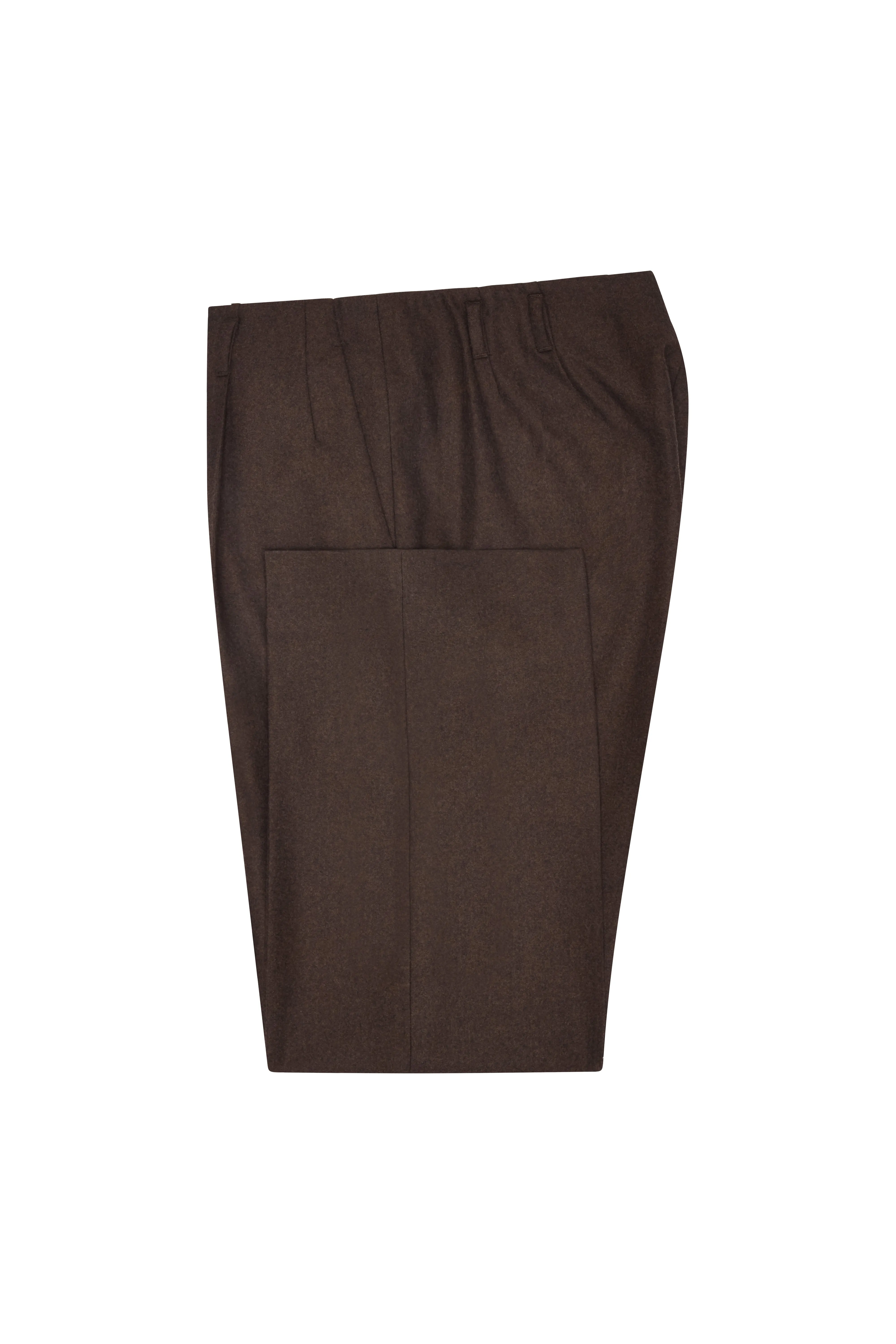 Brown Flannel Hollywood Trousers