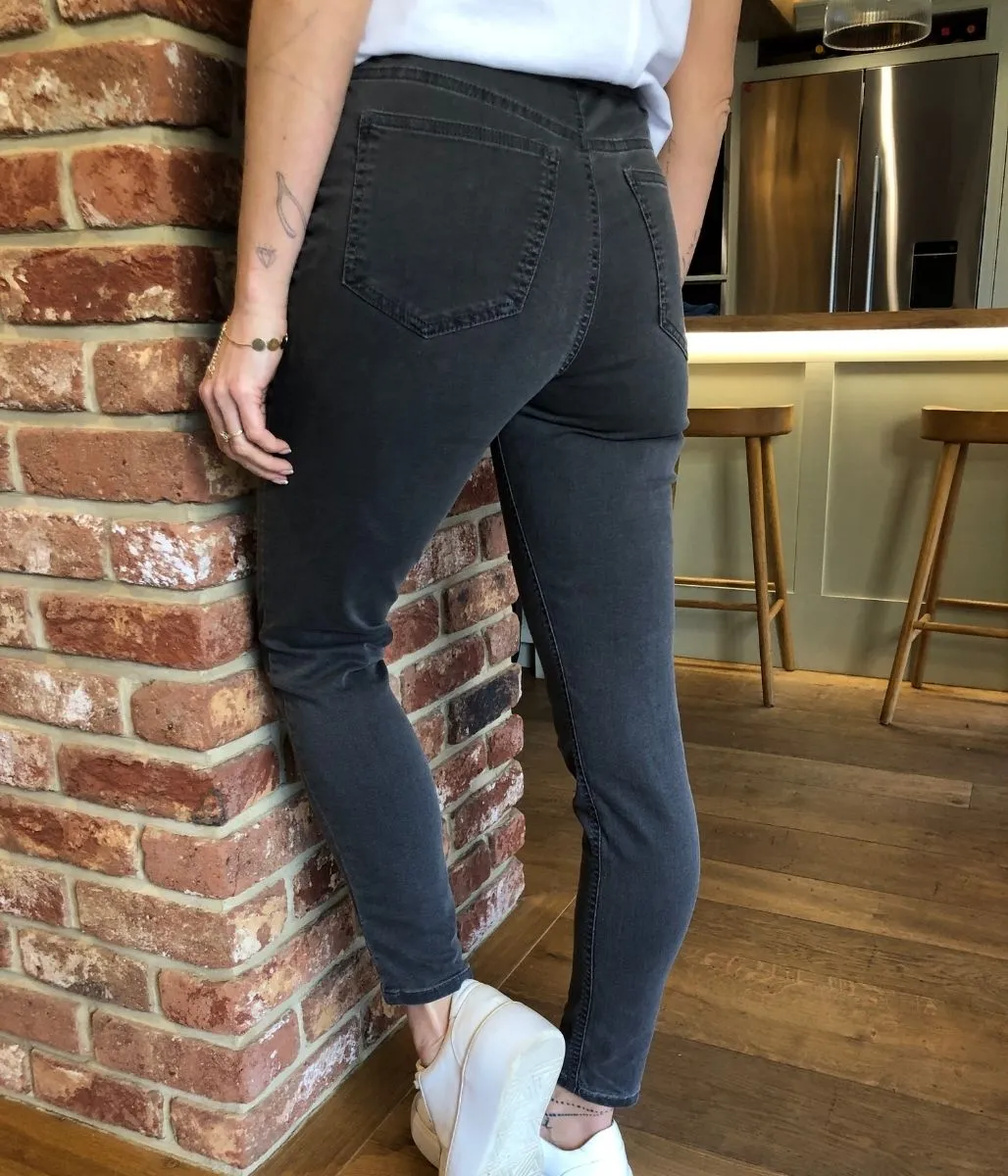 Charcoal High Waisted Jeggings