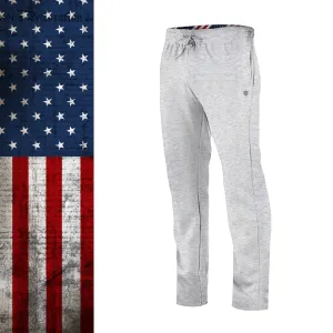 Classic Sweatpants | American Flag | Light Heather Grey