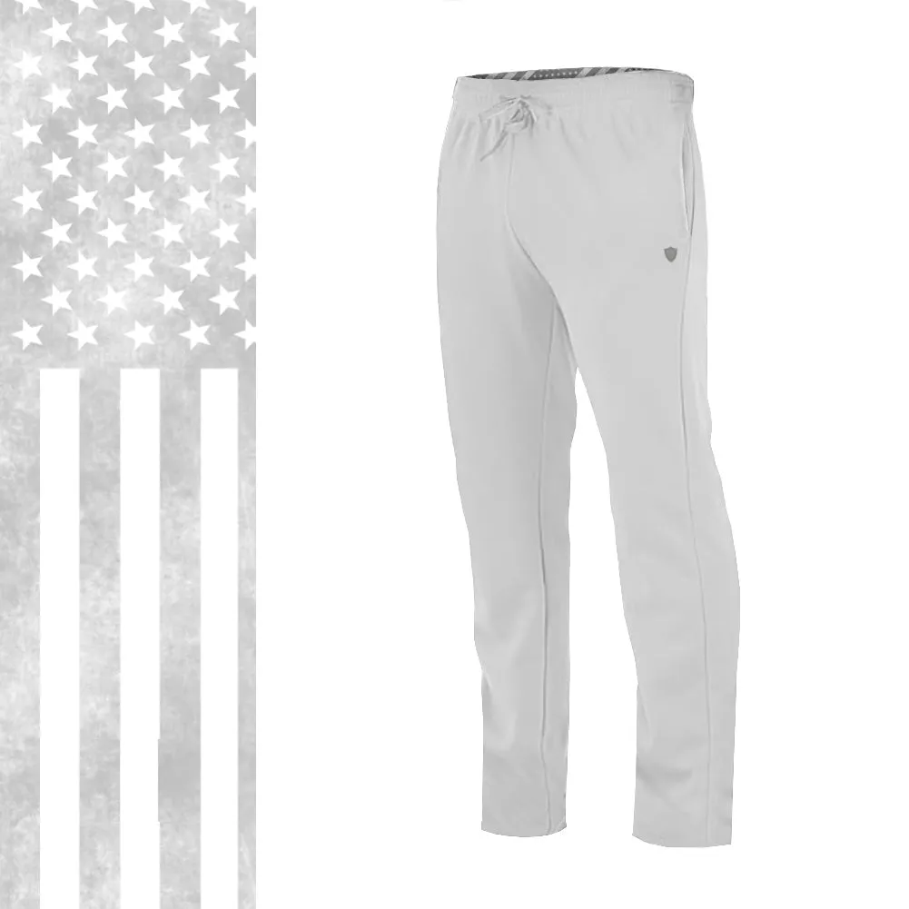 Classic Sweatpants | Ghost American Flag | Light Grey