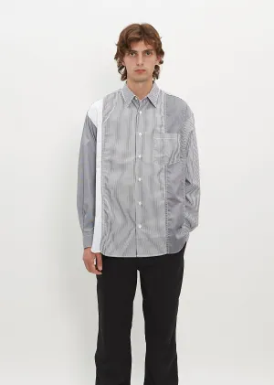 Cotton Stripe Mix Shirt