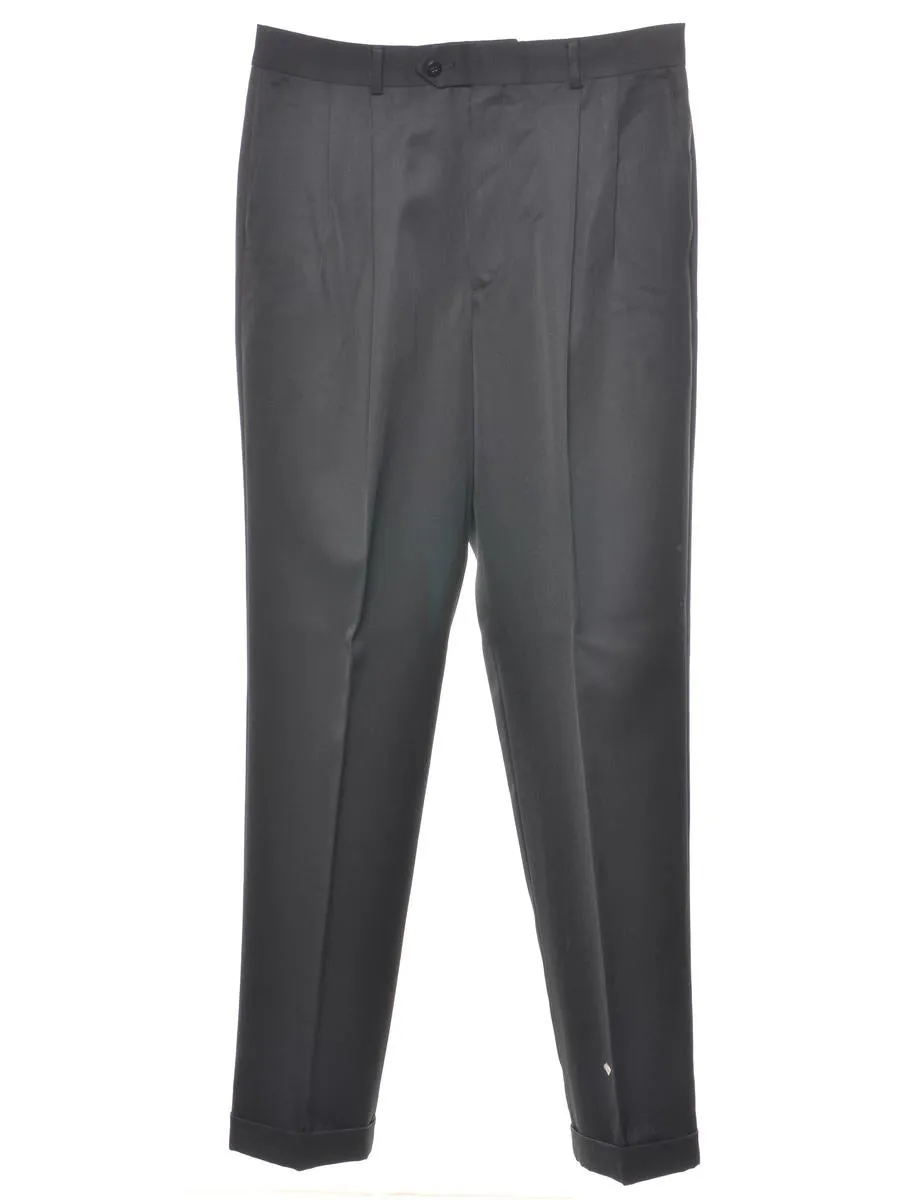 Cricketeer Dark Grey Suit Trousers - W30 L31