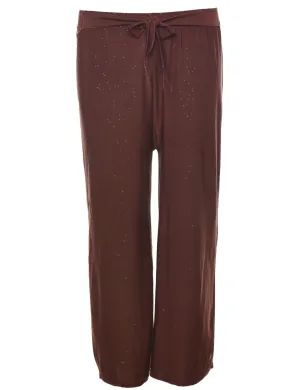 Dark Brown Trousers - W28 L22