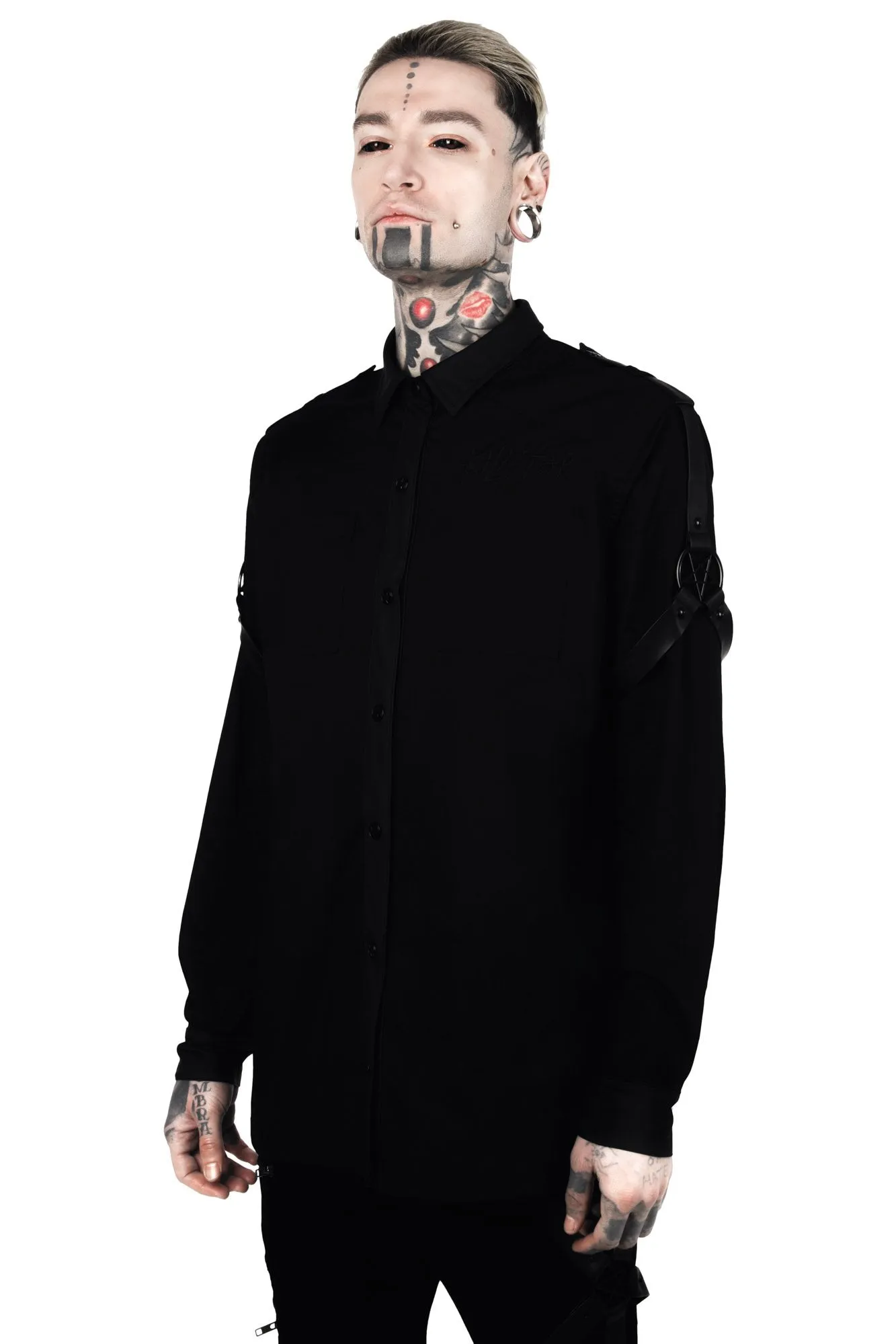 Death Wish Button-Up Shirt [B]