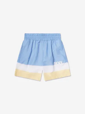 DKNY Boys Quick Dry Swim Shorts in Blue