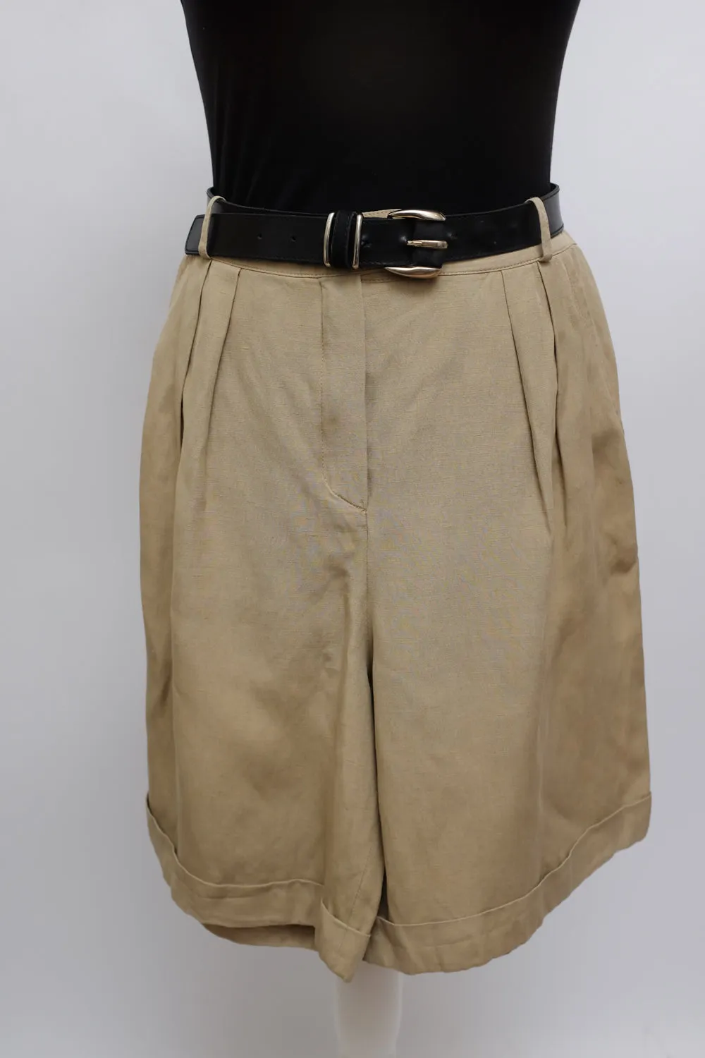 ESCADA PURE LINEN SILK VINTAGE SHORTS