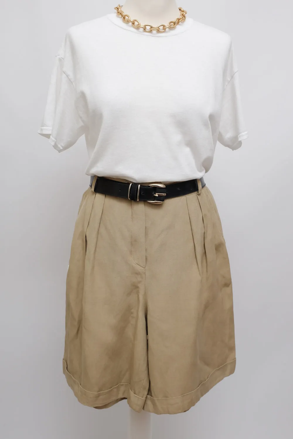 ESCADA PURE LINEN SILK VINTAGE SHORTS