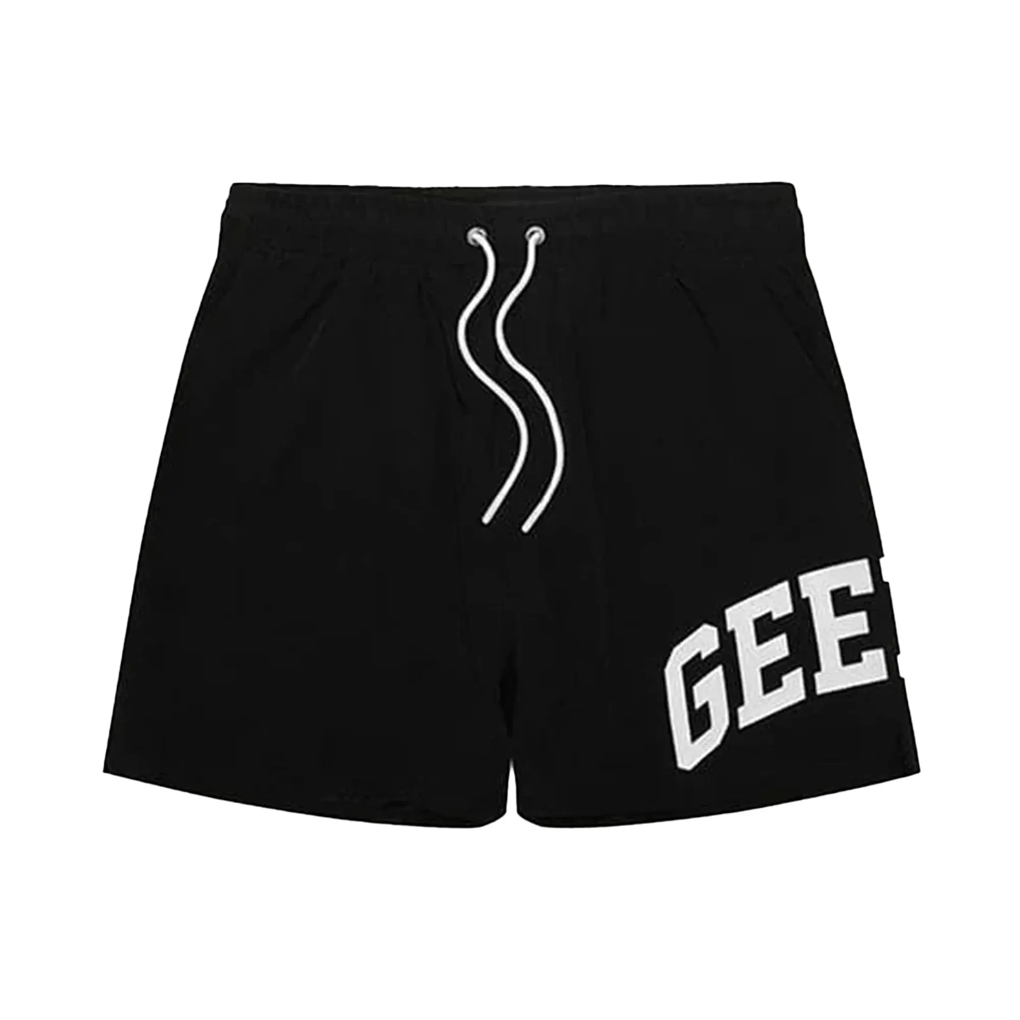 Geedup Team Logo Swim Shorts 'Black White'