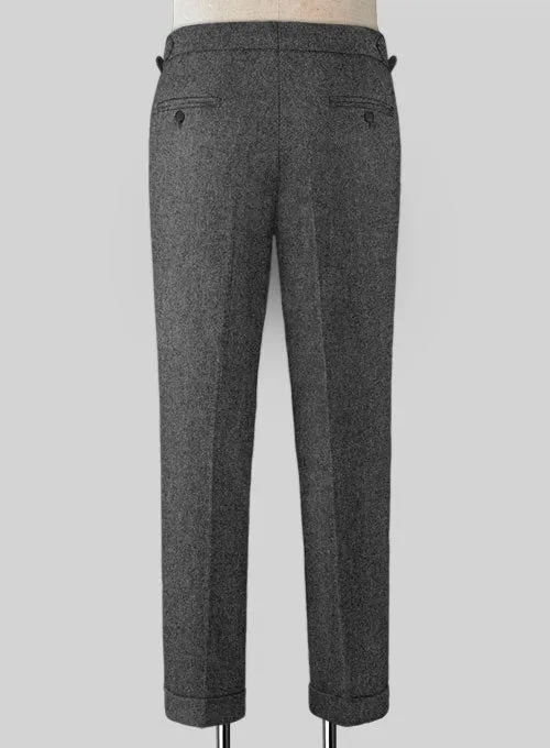 Gray Highland Tweed Trousers