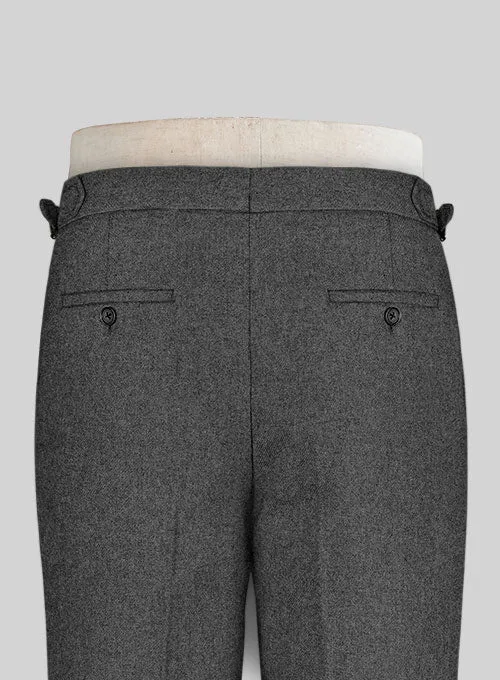 Gray Highland Tweed Trousers