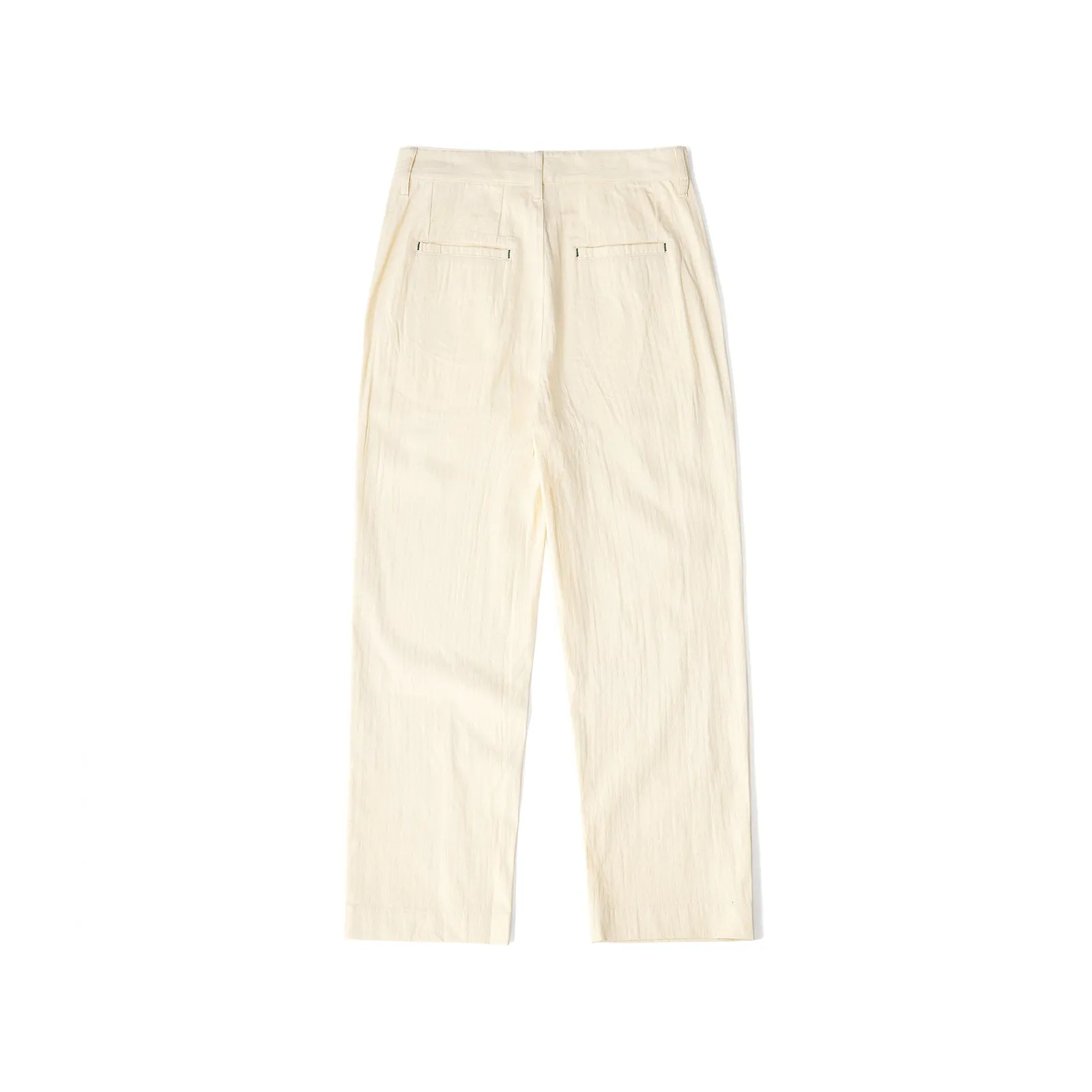 Herringbone Off-white Work Trousers