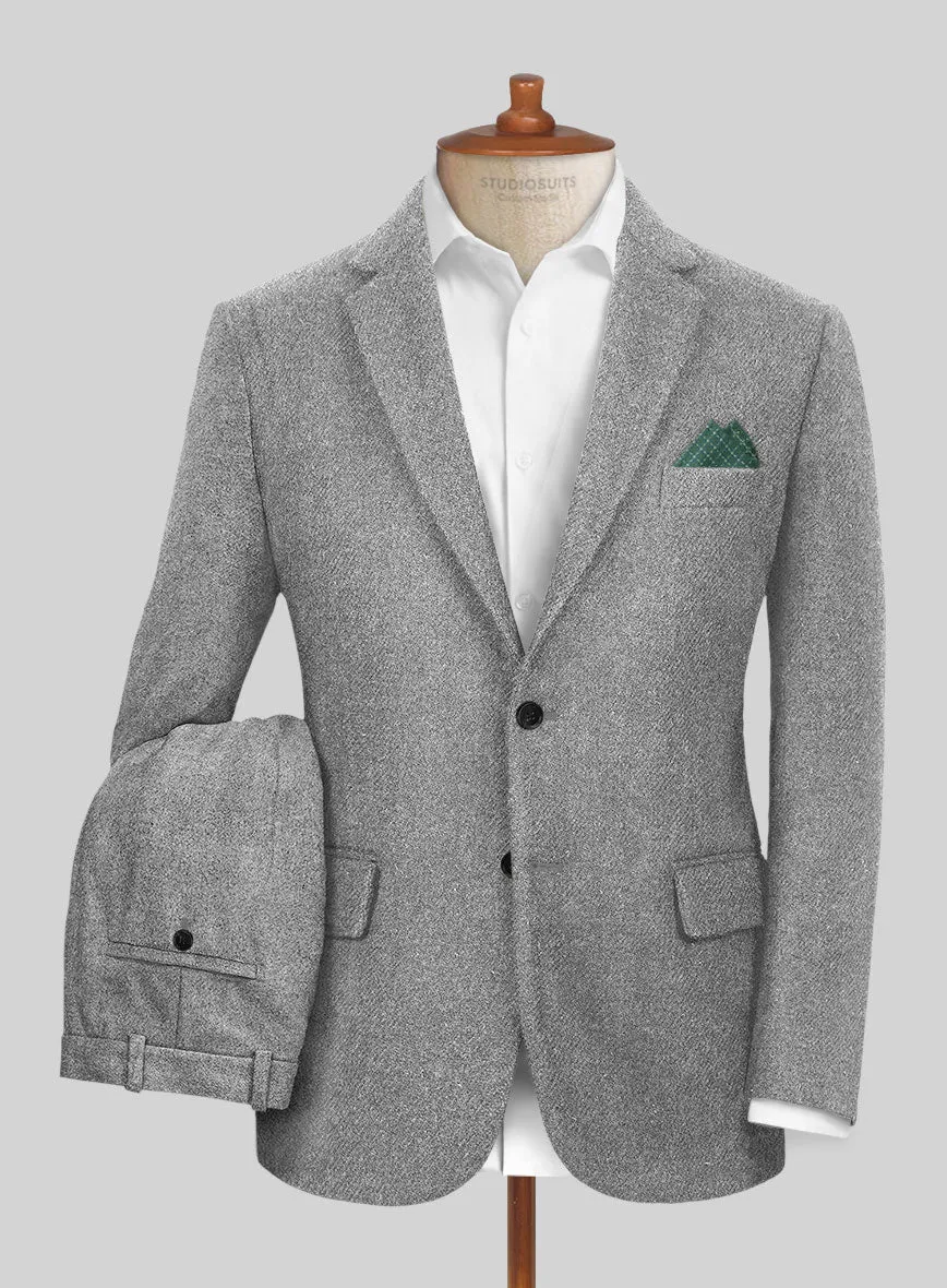 Highlander Steel Gray Tweed Suit