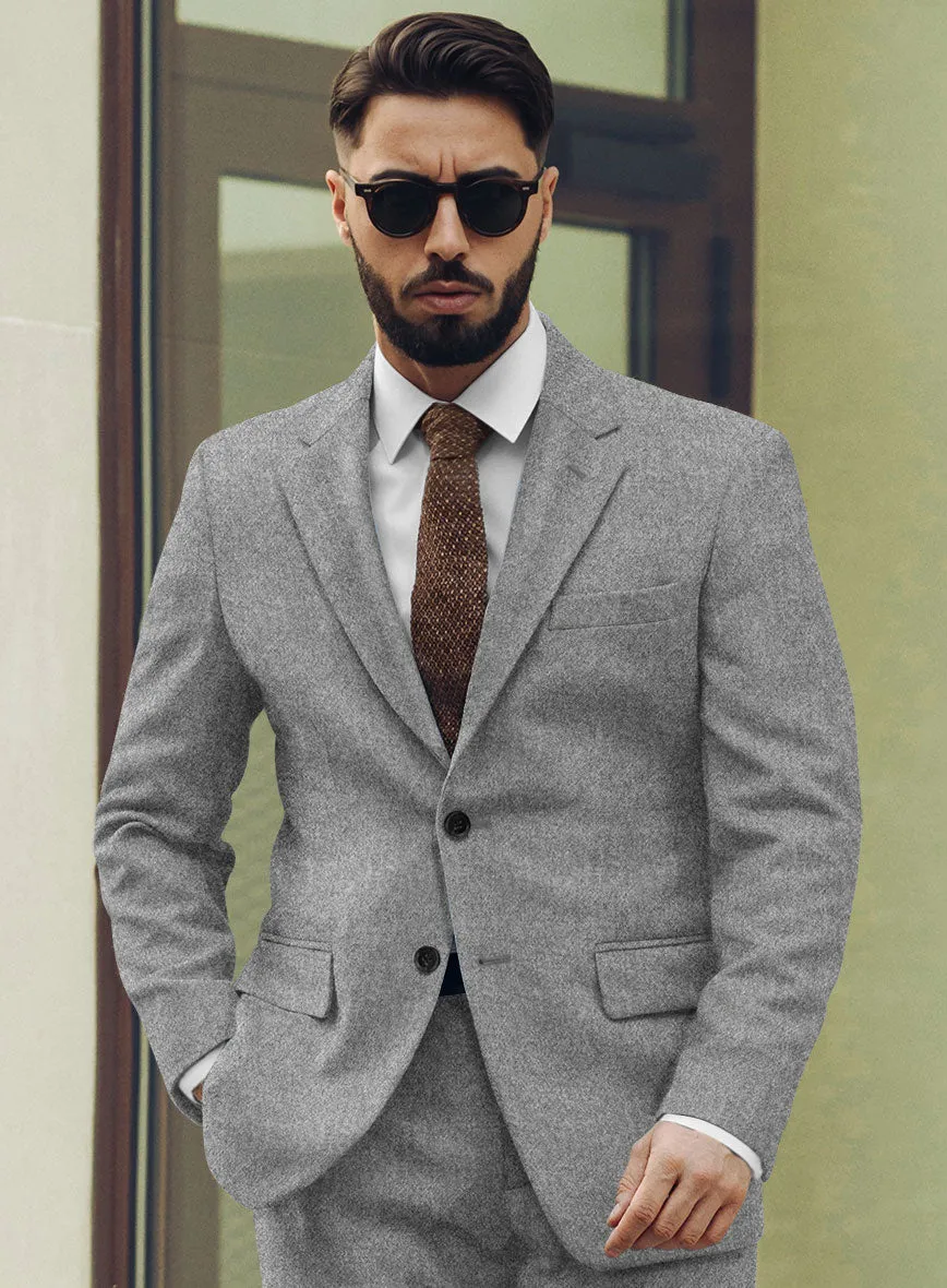 Highlander Steel Gray Tweed Suit