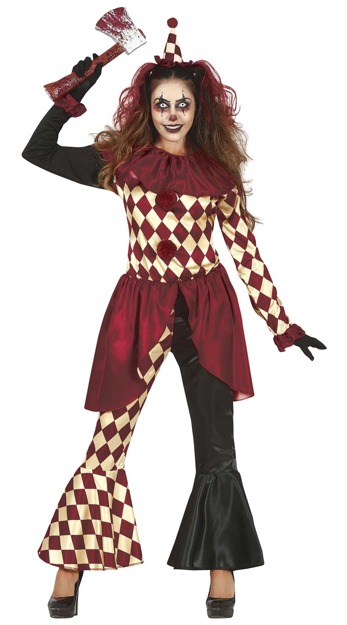 Horror Clown Costume Ladies