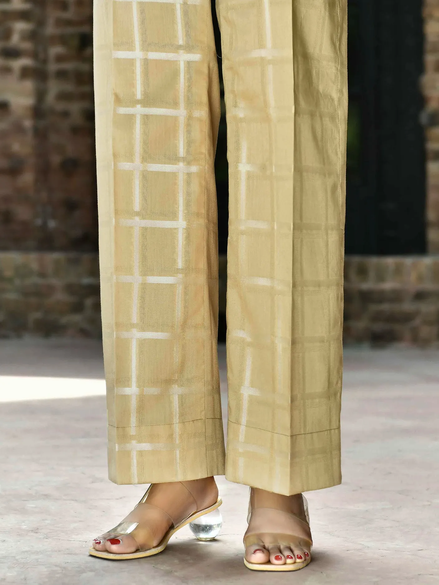 Jacquard Trouser-Dyed (Unstitched)