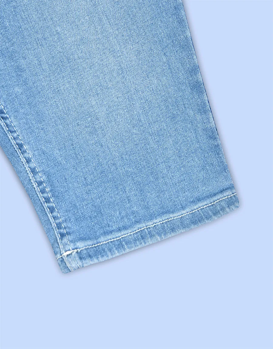 Ladies Denim Shorts - Light Wash