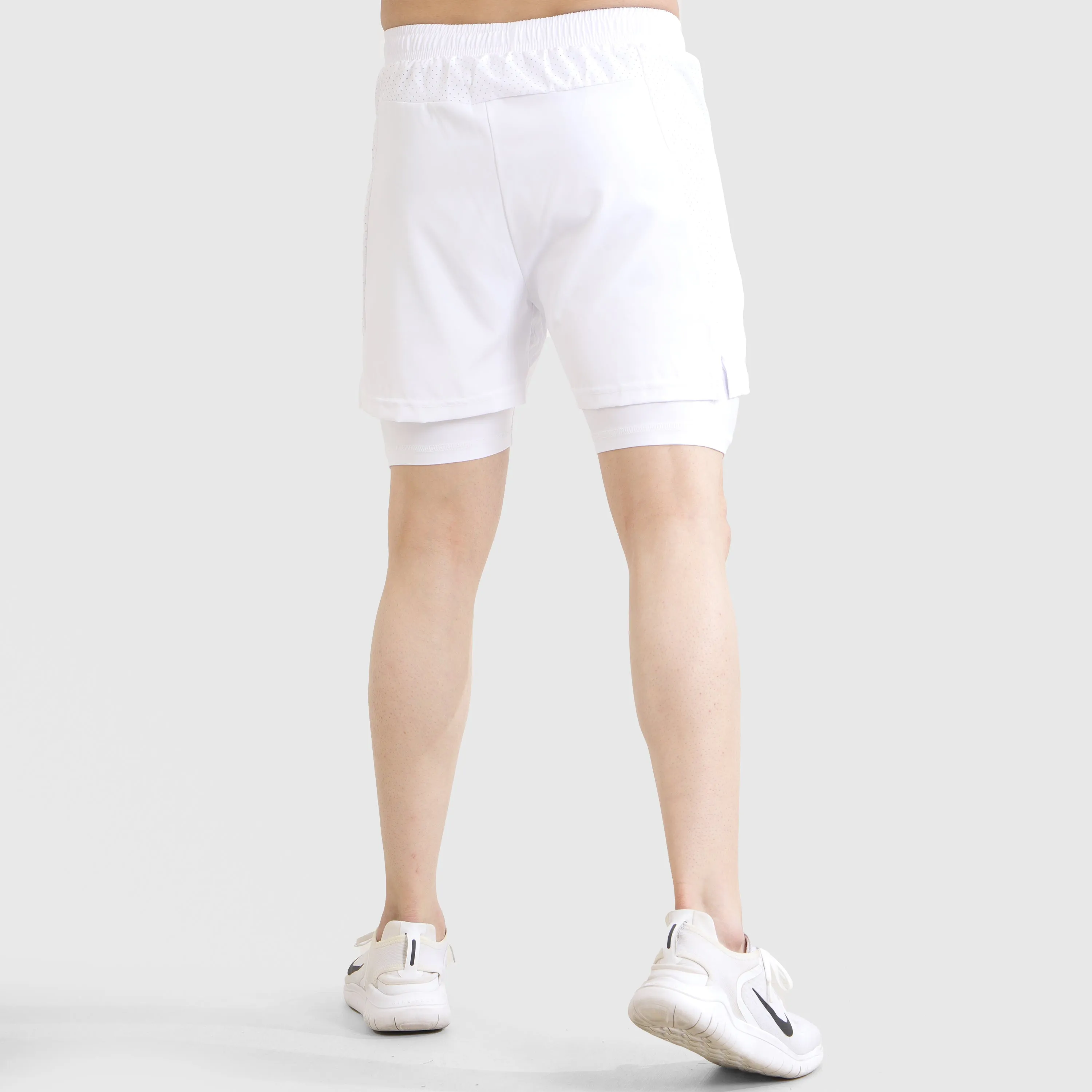 Laser Grip Shorts (White)