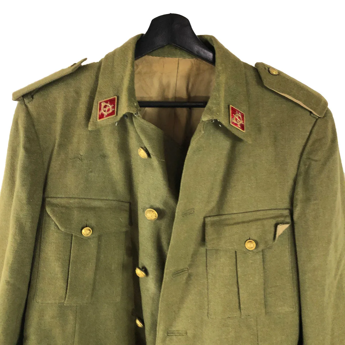 M1943 Spanish Artillery Tunic w/ Trousers Visor & Belt