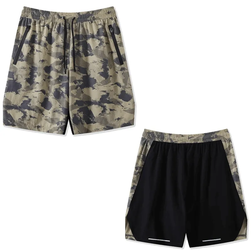 Men’s Quick-Dry Running Shorts with Print Design - SF2169