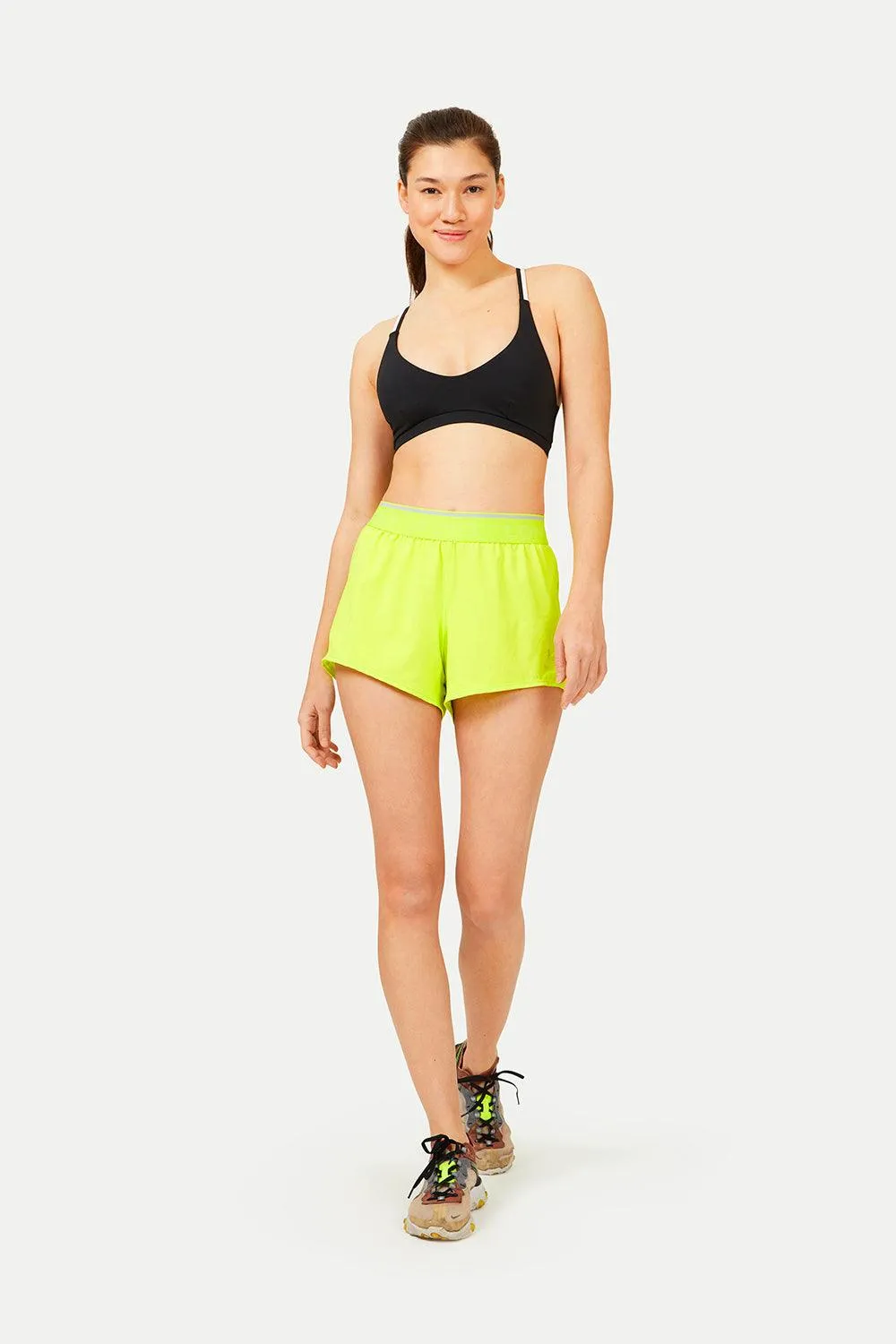 Morisot Track Shorts - Acid Yellow