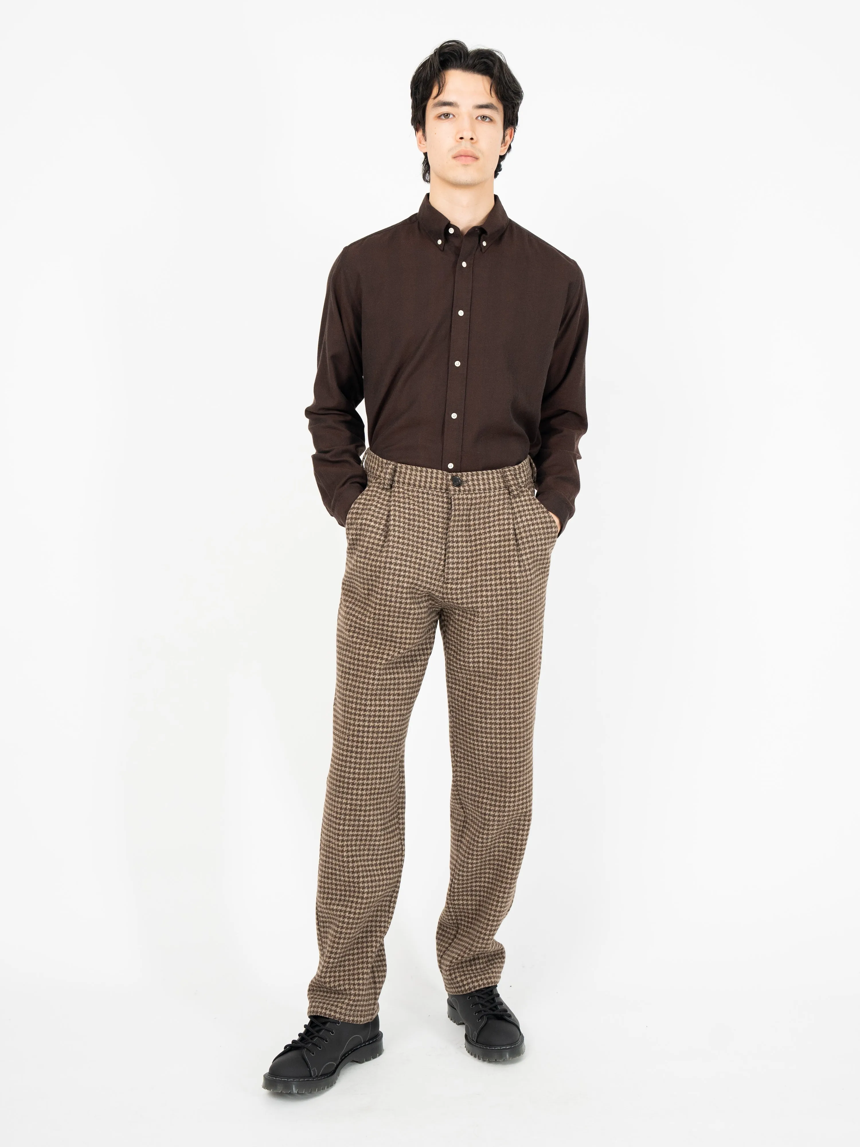 Morton Pleated Trousers Corday Beige