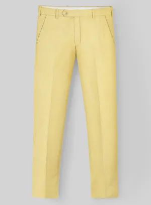 Napolean Yellow Wool Pants