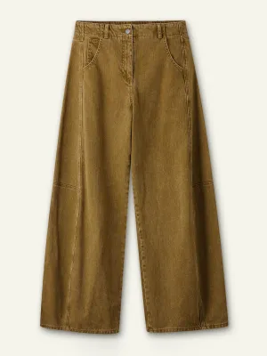 Organic cotton engineered trousers