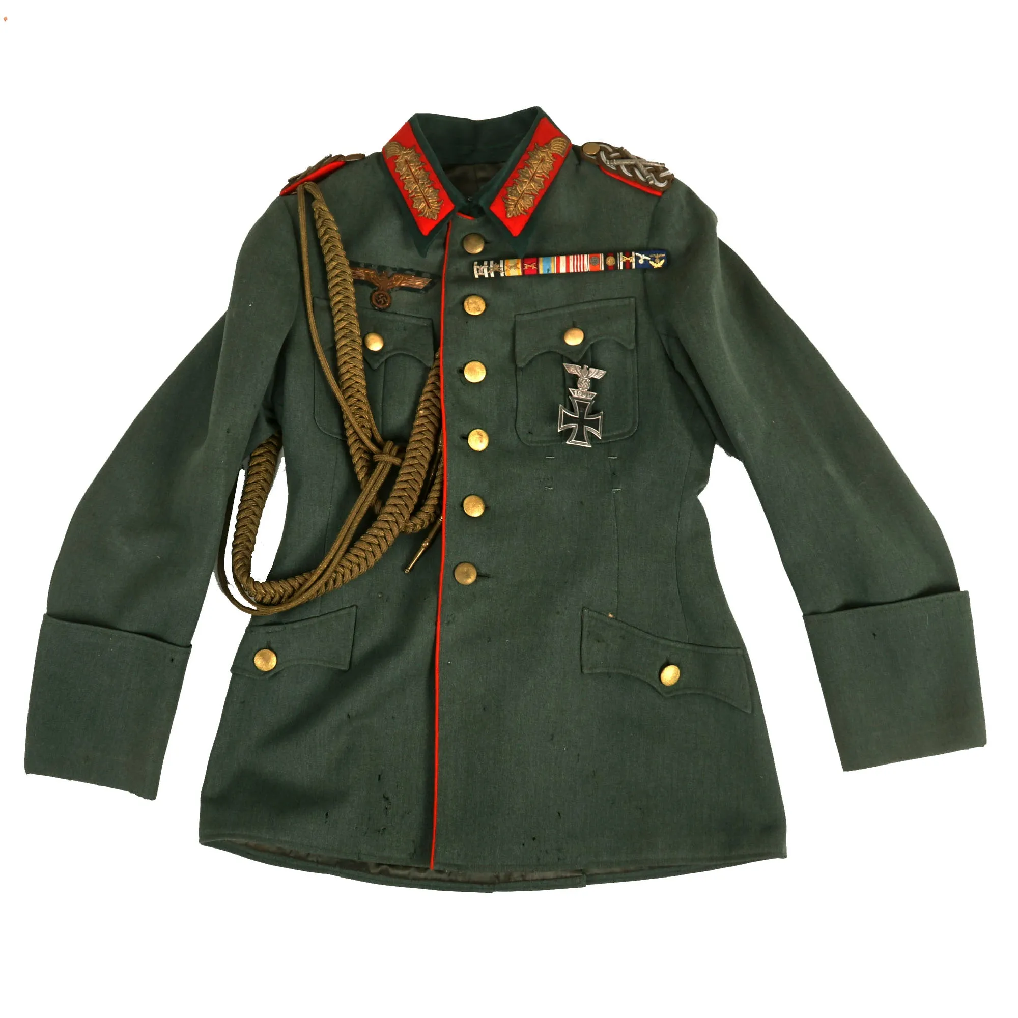 Original German WWII Heer Army Group Commander Generalfeldmarschall Fedor von Bock Uniform & Research Set - Formerly Part of the A.A.F. Tank Museum