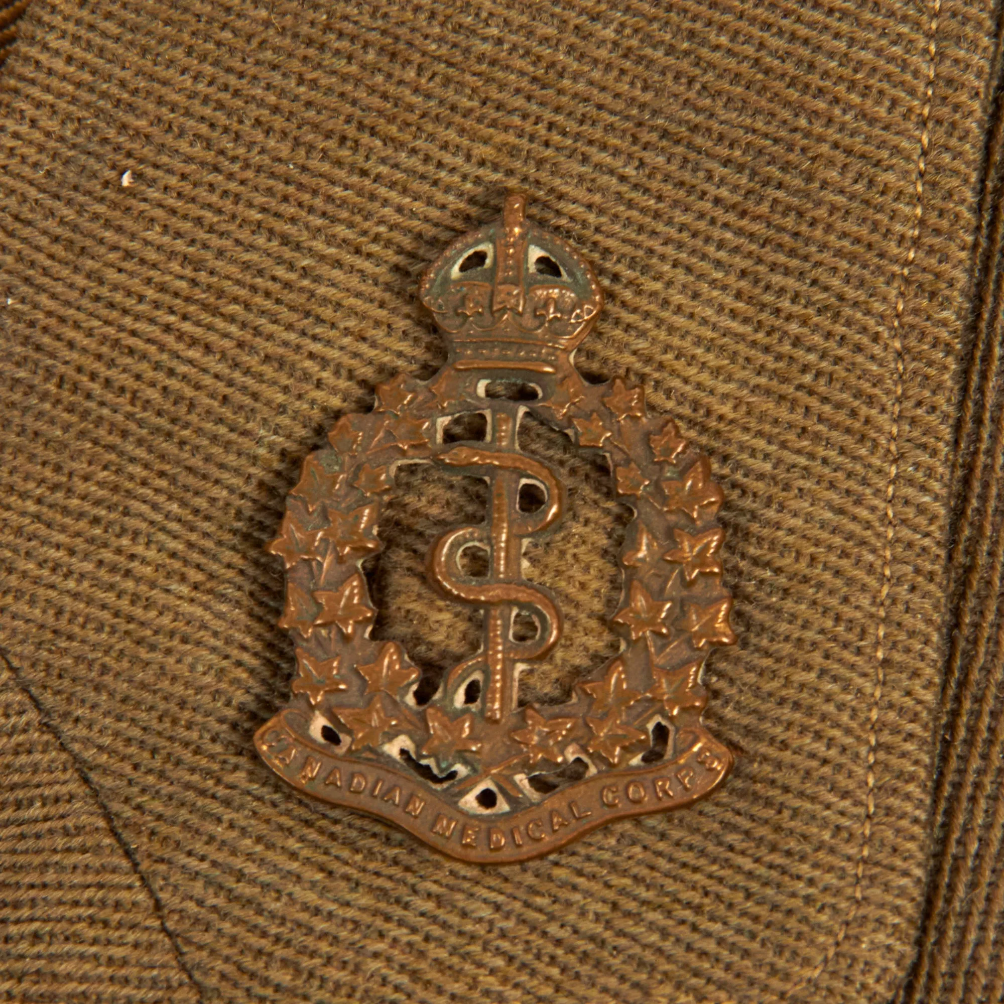 Original WWI Canadian Army Medical Corps Captain’s Cuff Rank Uniform Grouping - Attributed to Captain Dr. Benjamin MacNaughton