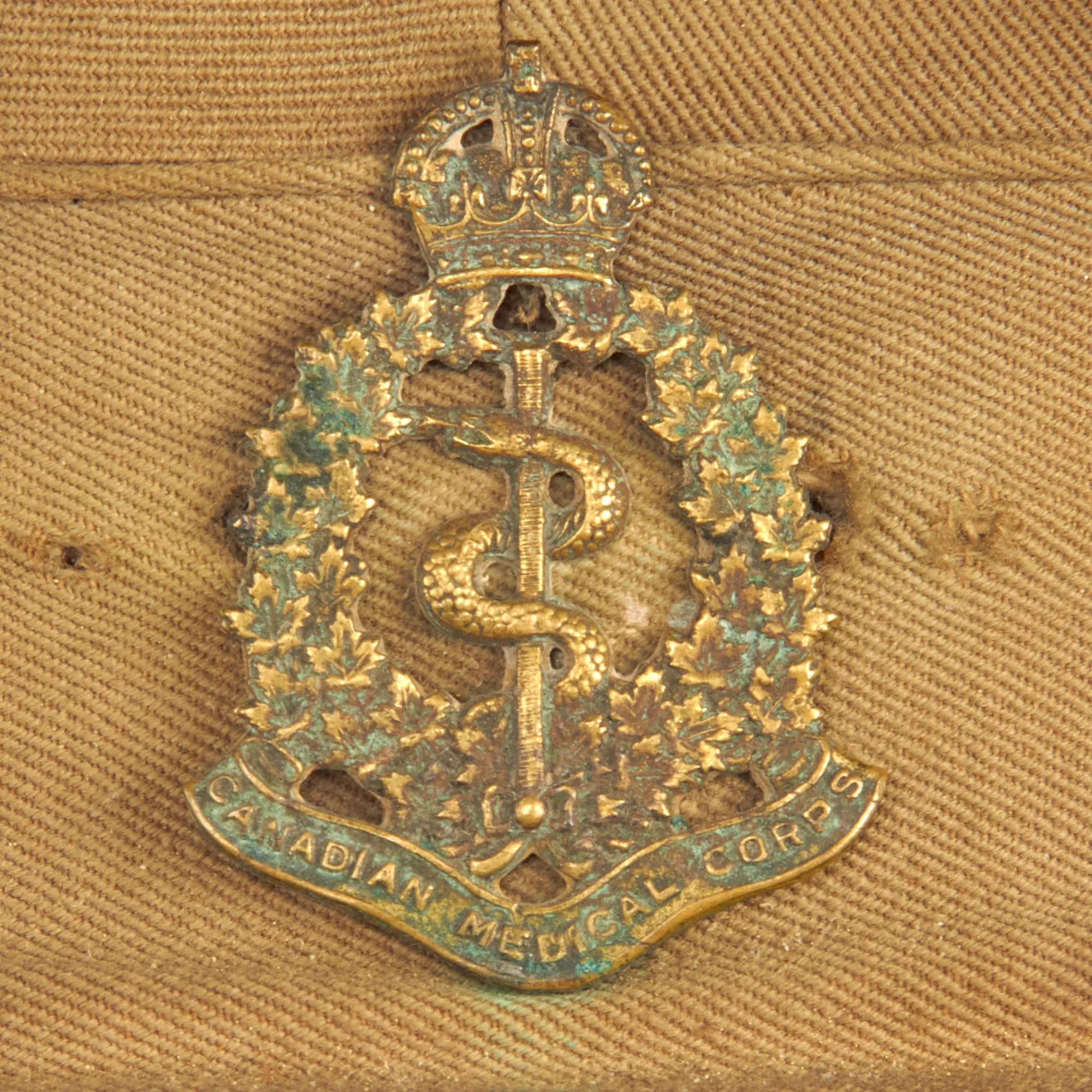 Original WWI Canadian Army Medical Corps Captain’s Cuff Rank Uniform Grouping - Attributed to Captain Dr. Benjamin MacNaughton