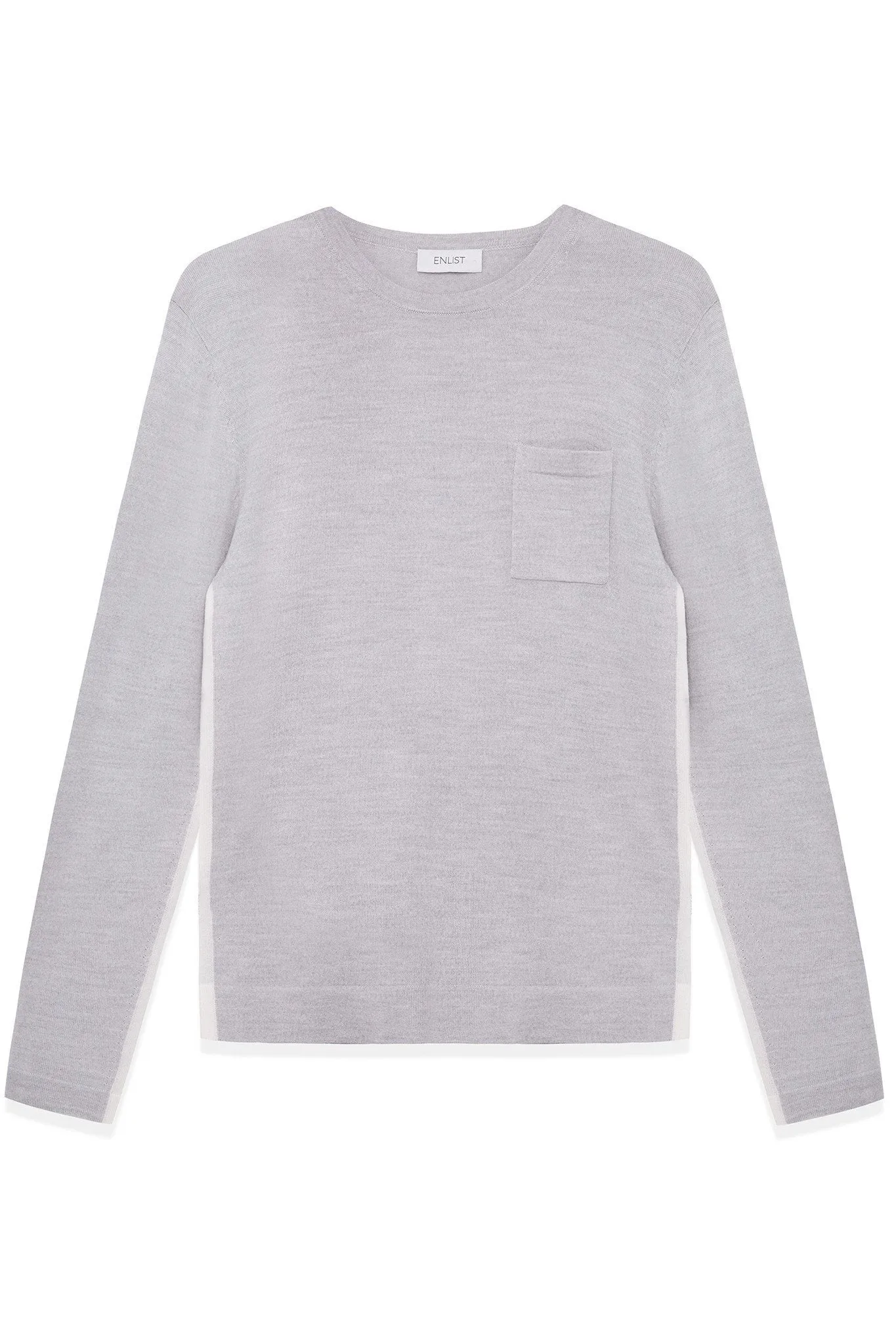 Panelled Merino Wool Sweater