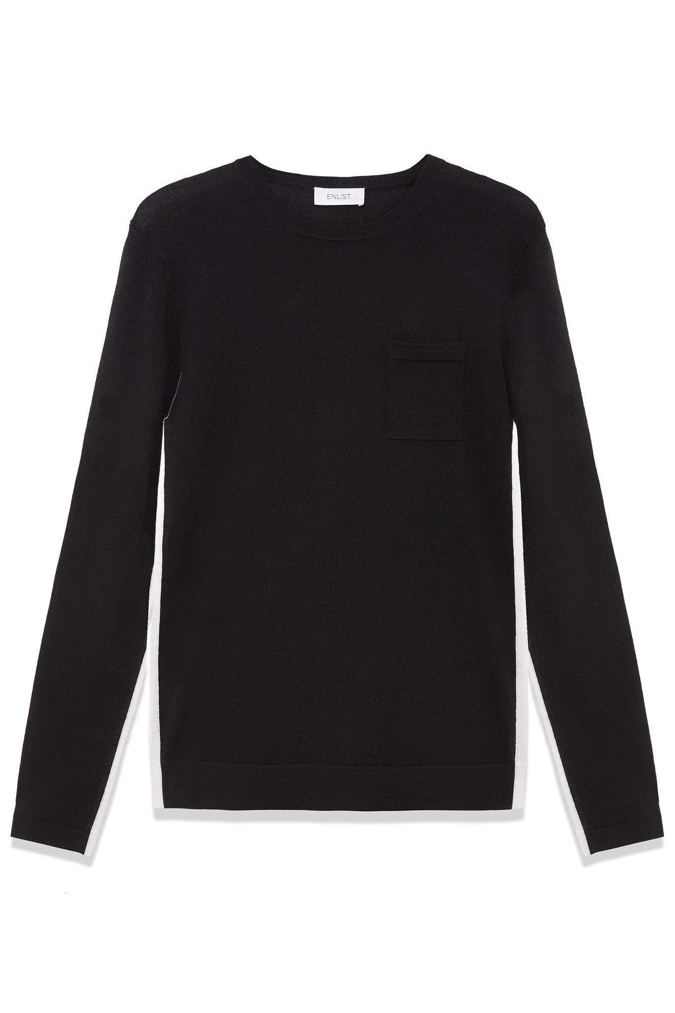 Panelled Merino Wool Sweater