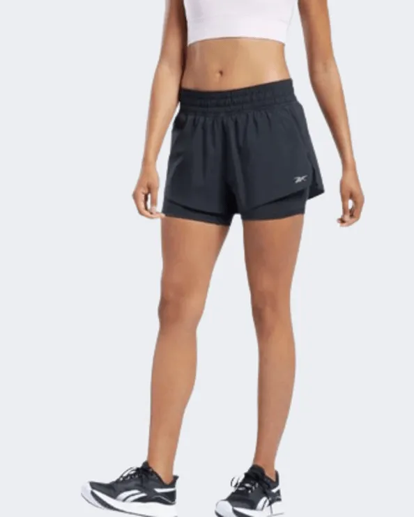 Reebok Two-In-One Women Running Short Black