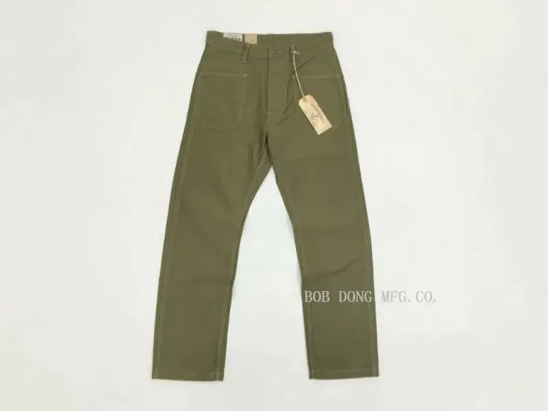 Replica Ww2 U.S.Navy Usn N-1 Deck Pants Chino - Vintage Navy Department Straight Trousers