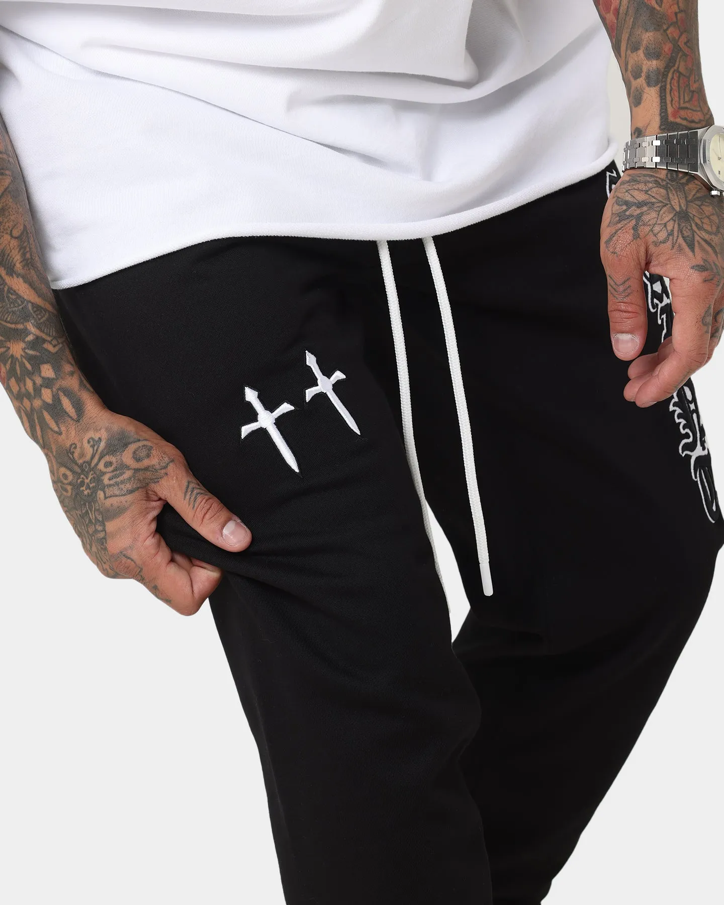 Saint Morta Fallen Sweatpants Black