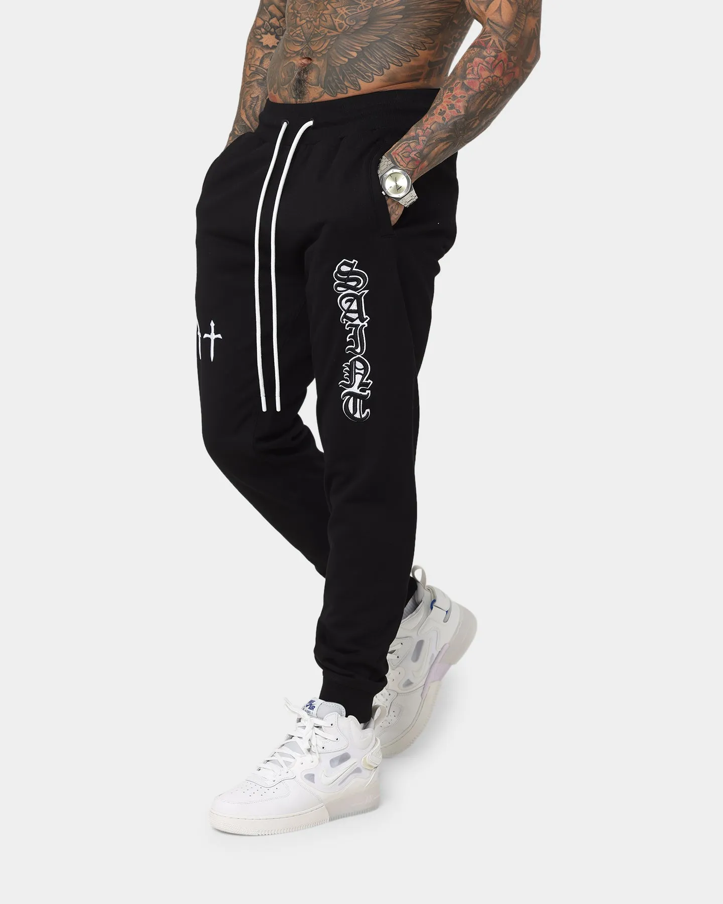 Saint Morta Fallen Sweatpants Black