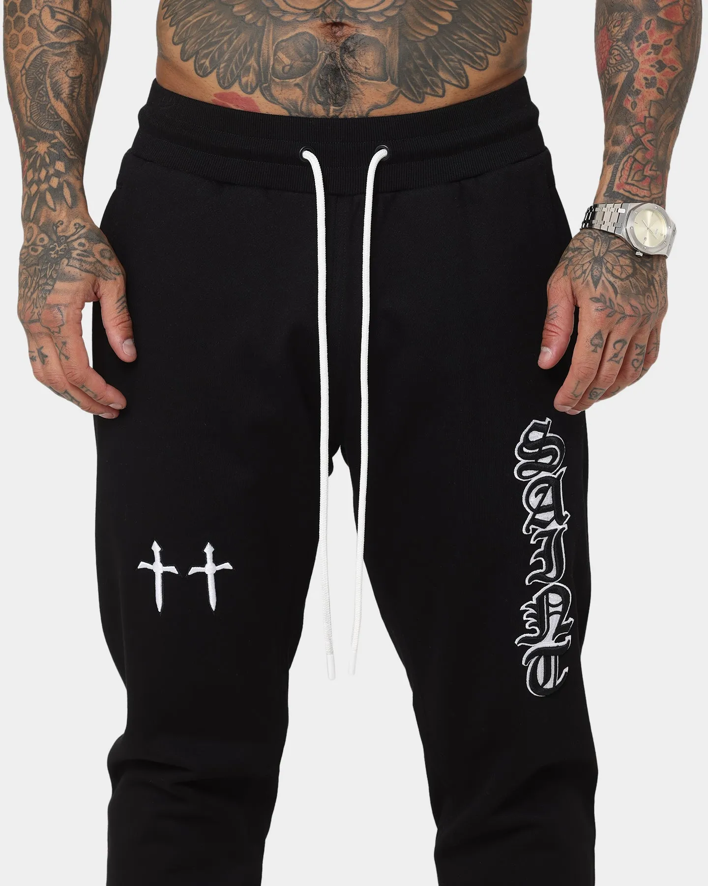 Saint Morta Fallen Sweatpants Black