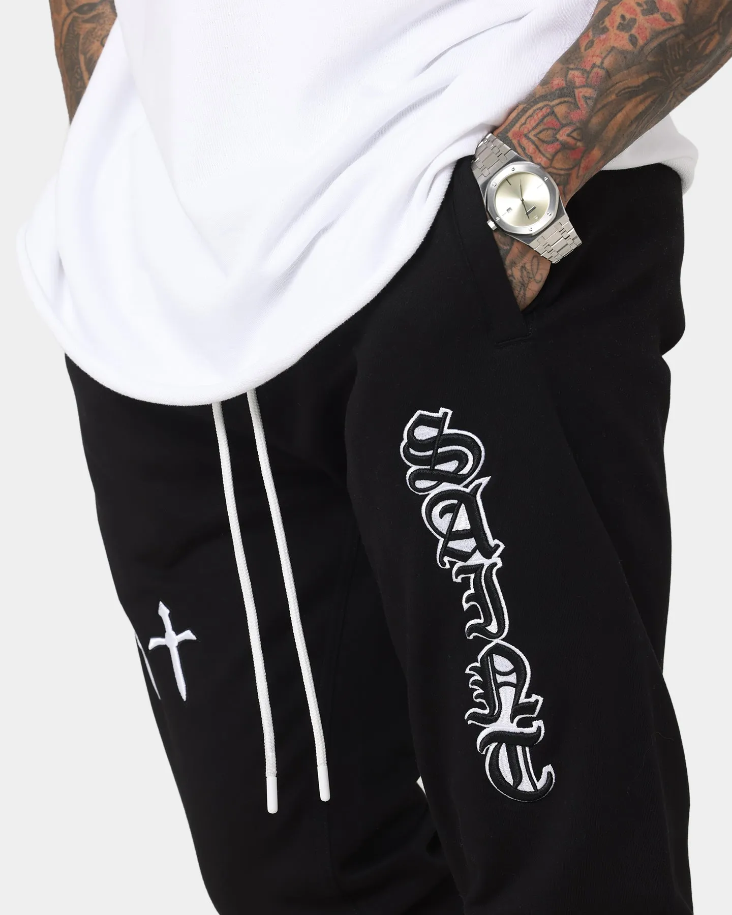 Saint Morta Fallen Sweatpants Black