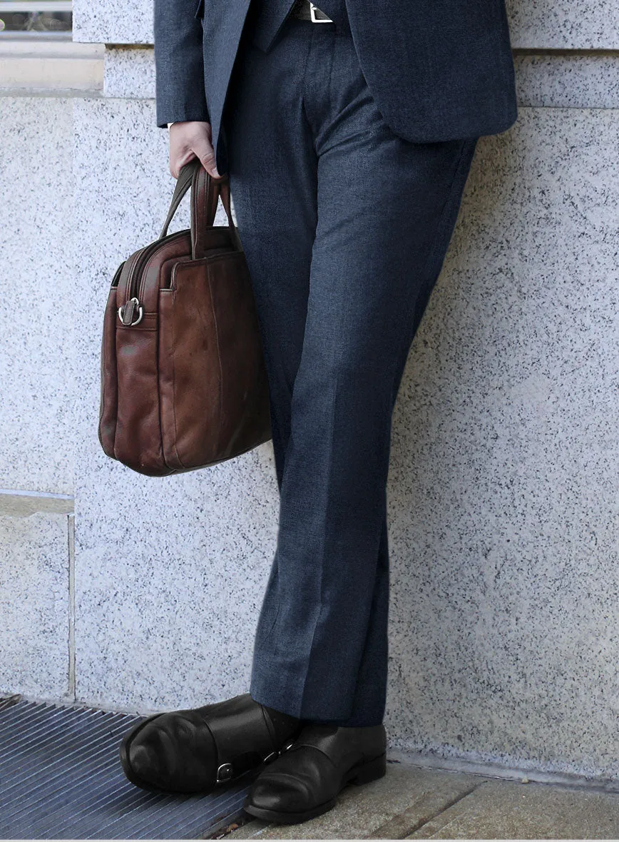 Scabal Nile Blue Wool Suit