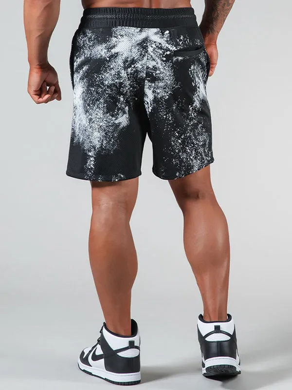 Sports Leisure Mesh Quick Dry Loose Shorts