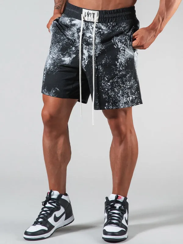 Sports Leisure Mesh Quick Dry Loose Shorts